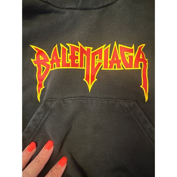 Balenciaga Toddler Metal Hoodie, child size 2, Authentic. - Picture 3 of 7